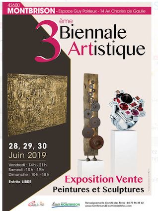 Exposition 3ème Biennale artistique Montbrison 2019